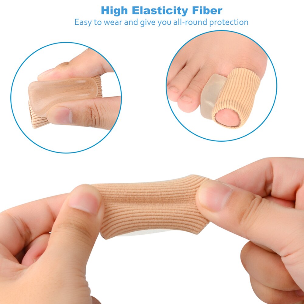 1Pcs Gel Finger&Toes Protector Separator Insoles for Foot Pain Relief Cushion Bunion Hallux Valgu Overlapping Toe Corns Pads