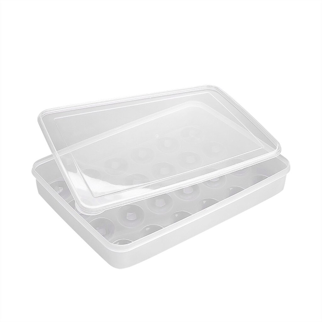 Eieren Luchtdichte Plastic Storage Case Koelkast Voedsel Dumplings Eieren Luchtdichte Opslag Container Plastic Doos Space Saver #25