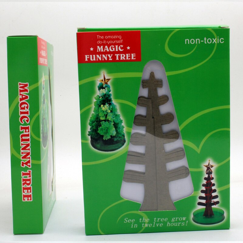 Faroot functionele magische groeiende boom speelgoed jongens meisje kristal plezier kerstmis schattige kerstsok vulling: 2