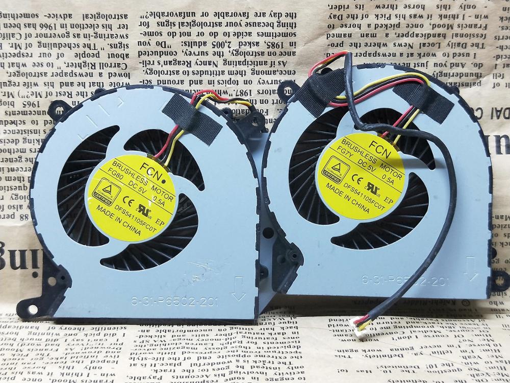 Original laptop cpu cooling fan heatsink For CLEVO P650 P650N P650SG P650SA P650SE P651SG