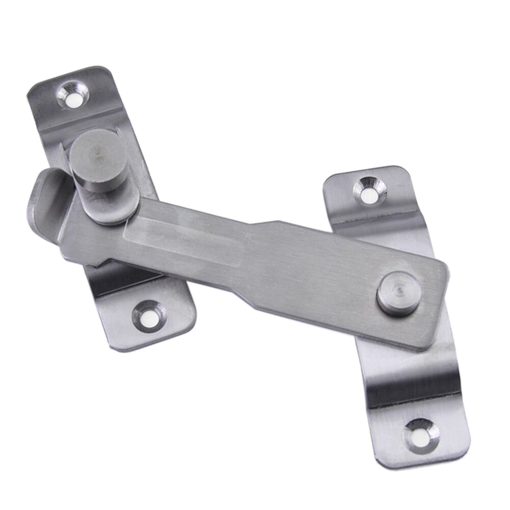 Garage Door Hasp Lock Hardware Sliding Latch Home Shed Bathroom Flip Gate Hotel Barn For Window With Screws Stainless Steel