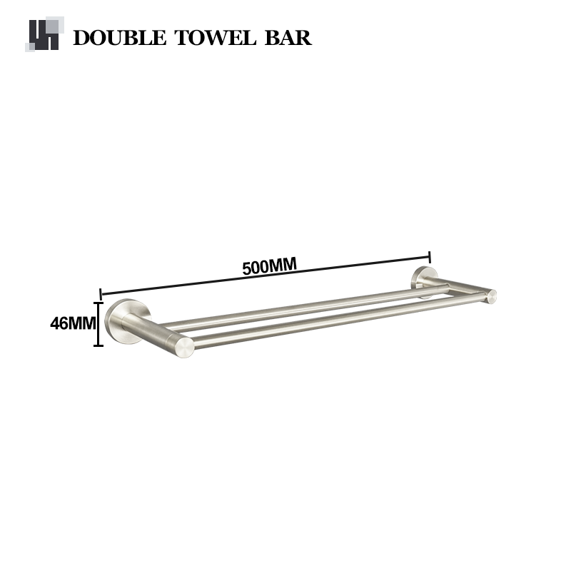 Brushed Nickel Wall Mount Stainless Steel Bathroom Hardware Set Towel Bar Towel Ring Paper Holder Robe Hook Bathroom Accessories: Yellow
