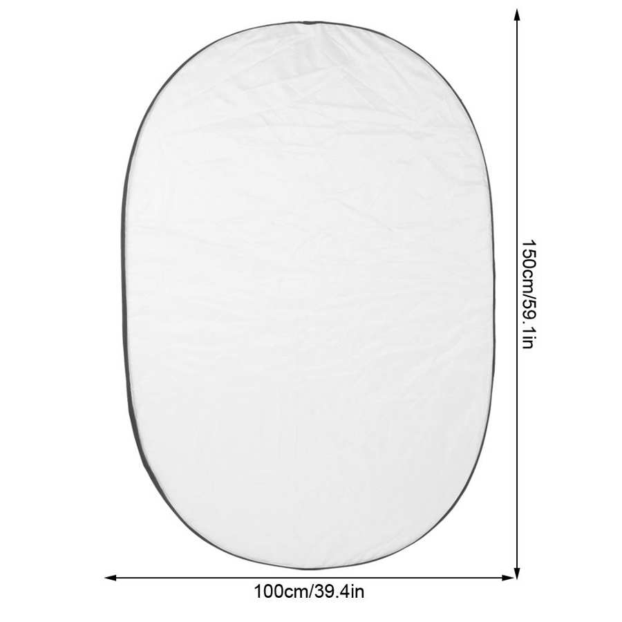 100X150CM Photography Light Reflector 5in1 Circular Collapsible Reflector Panel