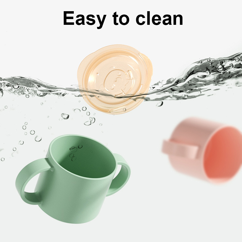Vasos para beber para bebés, taza de alimentación para niños pequeños, aprender a beber leche, agua, vasos de entrenamiento resistentes a las caídas