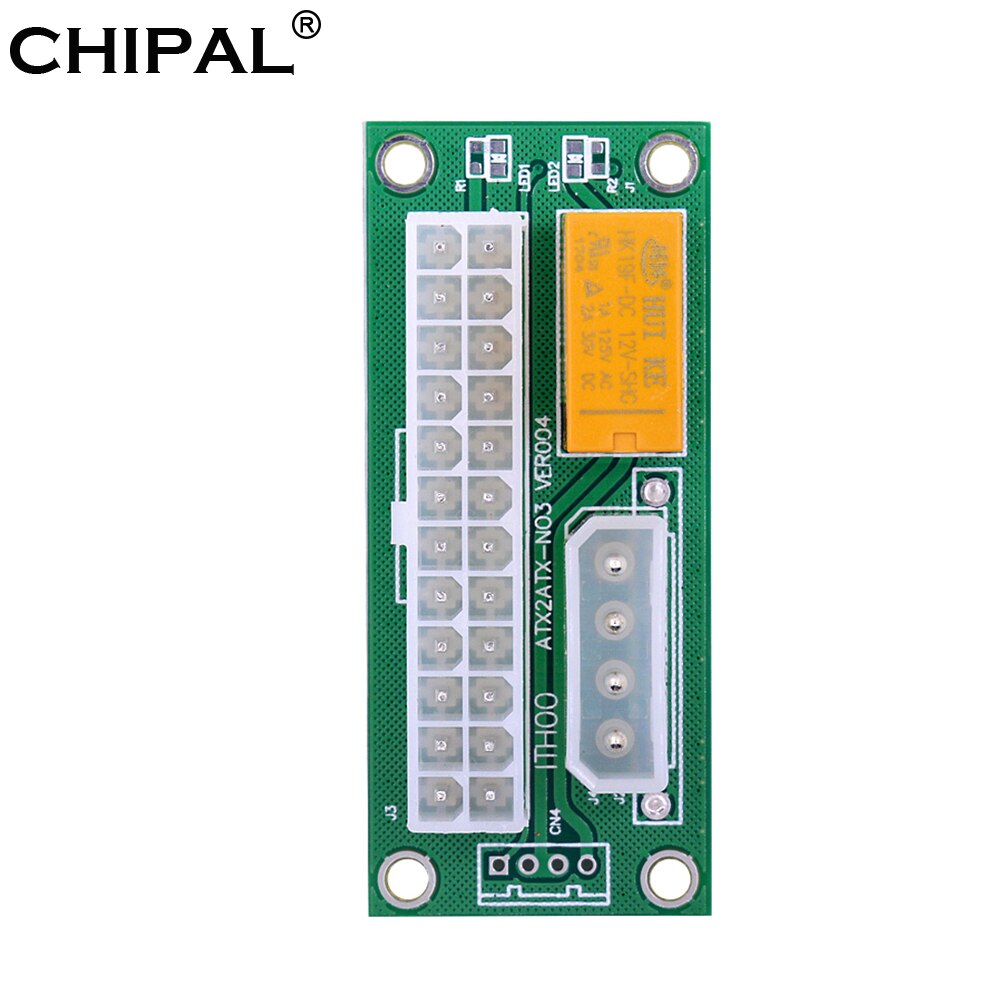 10Pcs Chipal ADD2PSU Atx 24Pin Om 4Pin Dual Psu Kabel Adapter Voeding Sync Starter Verlengkabel
