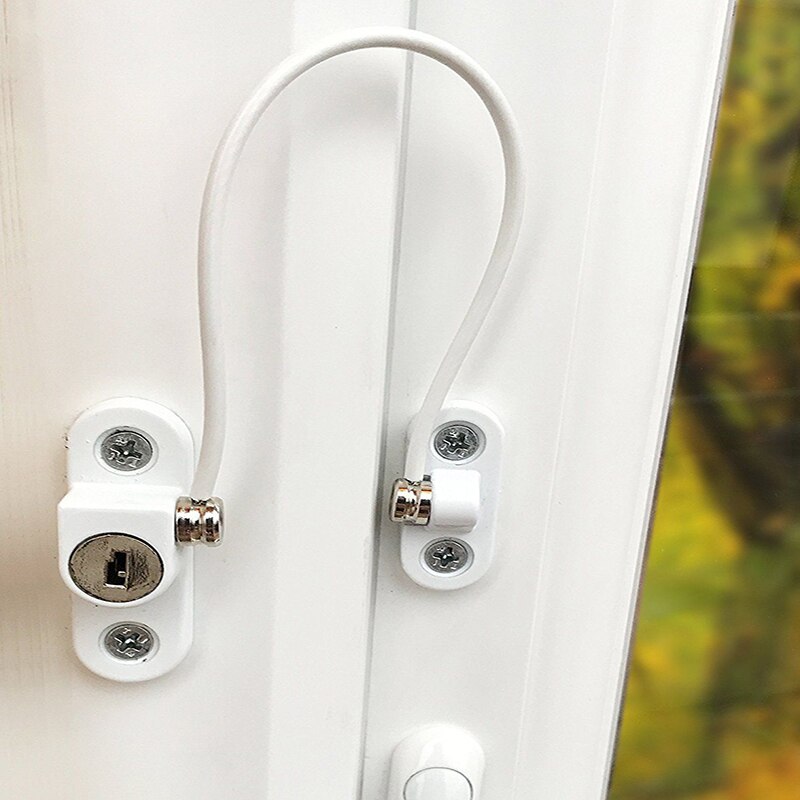 Window Lock Children Protection Window Restrictor Aluminum Alloy Child Safety Window Stopper Anti-theft Locks Limiter