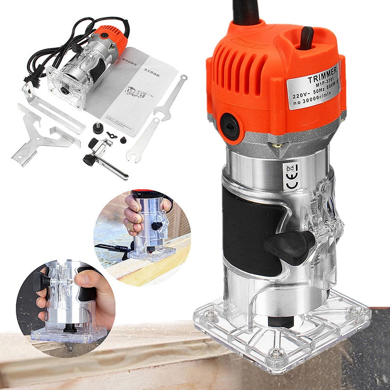 800w 30000 rpm träbearbetning elektrisk trimmer träfräsning gravering slitsning trimmaskin handsnidera träfräs