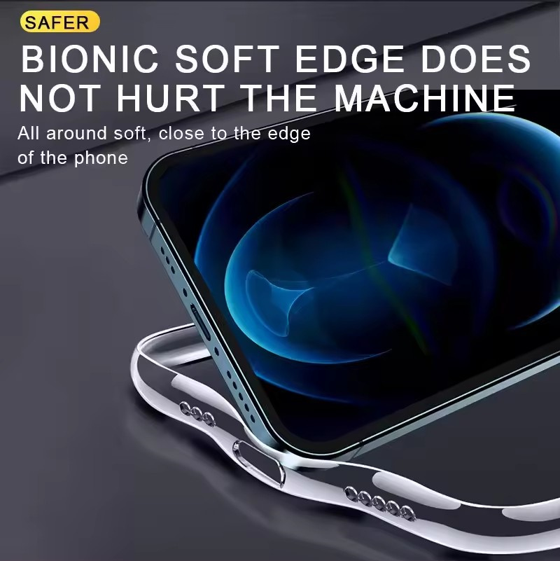 Clear Transparent Phone Case For Iphone 15 14 13 12 11 pro max Soft TPU Silicone iPhone 7 8 Plus X Xs Max XR Phone Bags Case