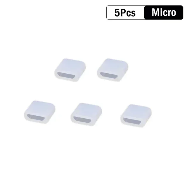 Cubierta protectora de puerto de carga de Cable de datos de silicona, tapa antipolvo para IOS tipo C, Protector de cubierta Micro USB para línea de datos: Verde