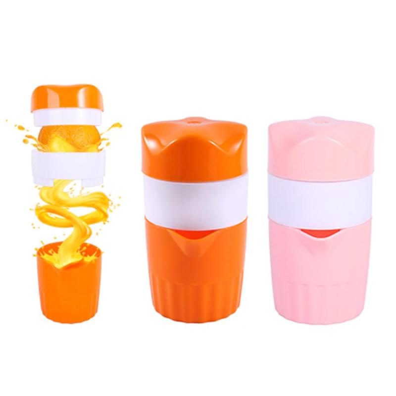 Presse-agrumes Portable Machine jus d'orange tasse enfant extérieur Portable manuel presse-agrumes pour Orange citron fruits presse-agrumes 300ML