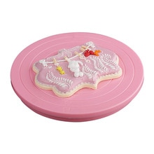 Royal icing cookie Cake mini Plaat Revolving Decoratie Stand Draaitafel Ronde Roterende Cake Swivel Gebak Bakken Tool