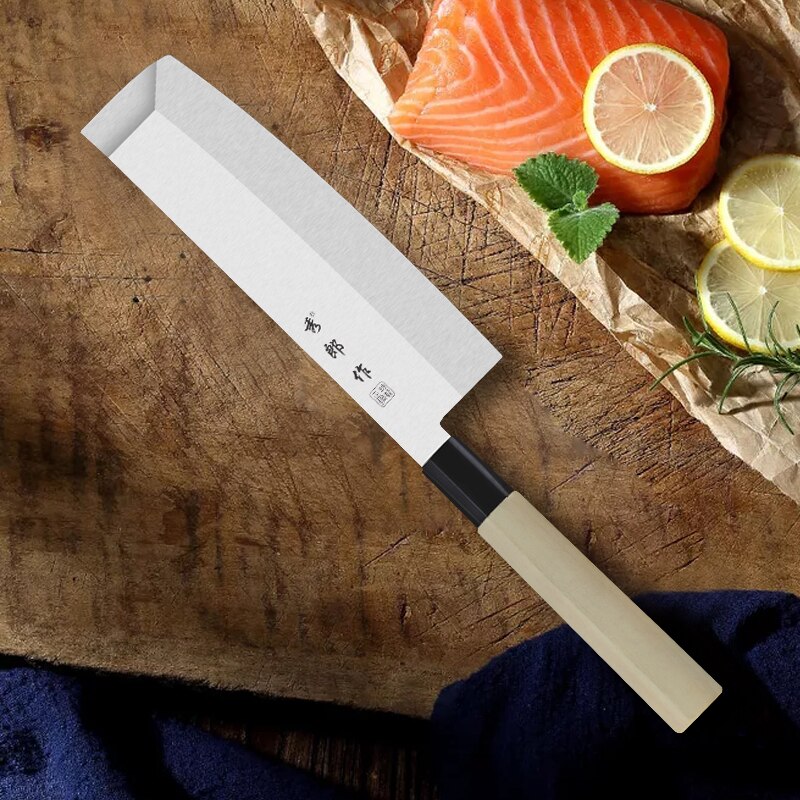 Professionele Sashimi Keukenmes Sashimi Zalm Sushi Mes Rvs Sashimi Mes