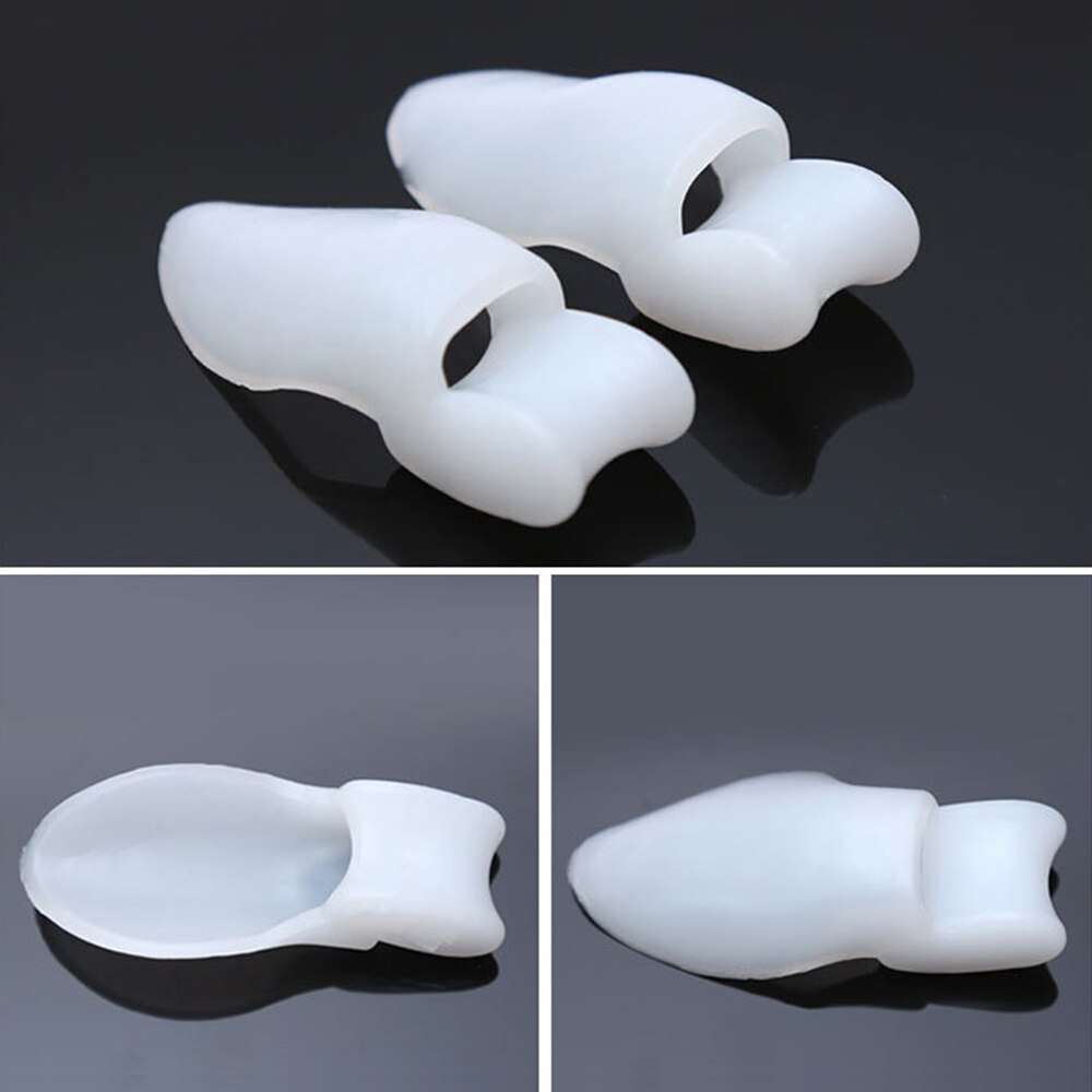 Demine Silikon Gel Zehe Separator gerader Daumen Zehe Hallux Valgus Orthese Fuß Schutz Zehe Rohr Hülse Pedikübetreffend Kappe Einsatz