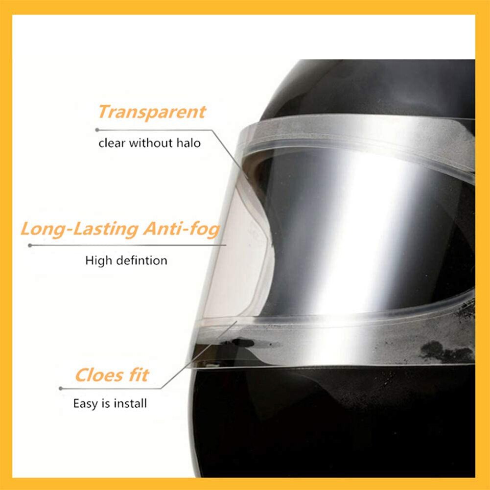 Anti Fog Patch Fog Resistant Film Motorcycle Helmet Lens Fog Resistant for Motorcycle Helmet Shield Visor Universal