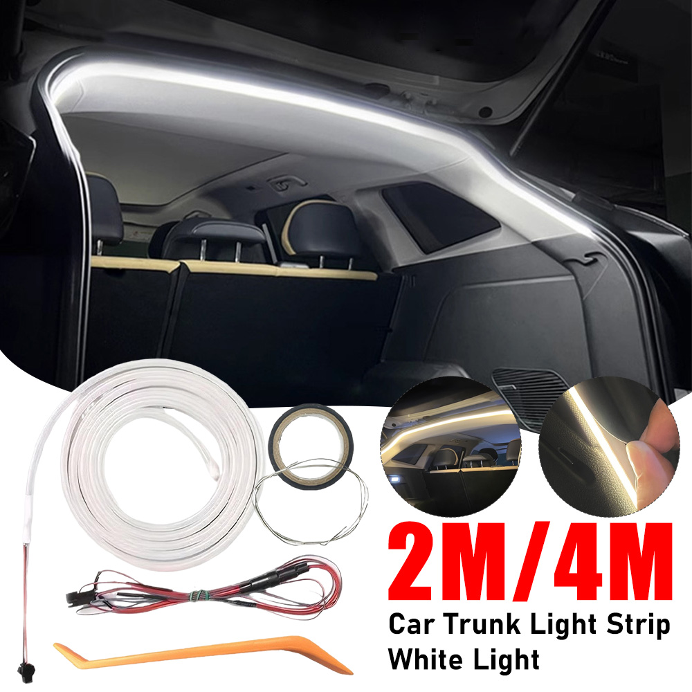 Striscia di luce che scorre dinamica a LED Striscia di illuminazione ambientale per bagagliaio di un'auto multifunzione automatica per la decorazione del bagagliaio del camion