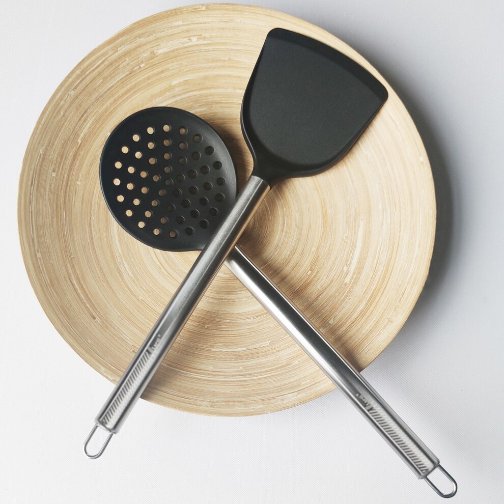 Silikon Küche Utensil einstellen nicht Stock geschirr Spatel Schaufel Löffel Dreher Kochen Werkzeug Wärme Beständig Cookwear Zubehör
