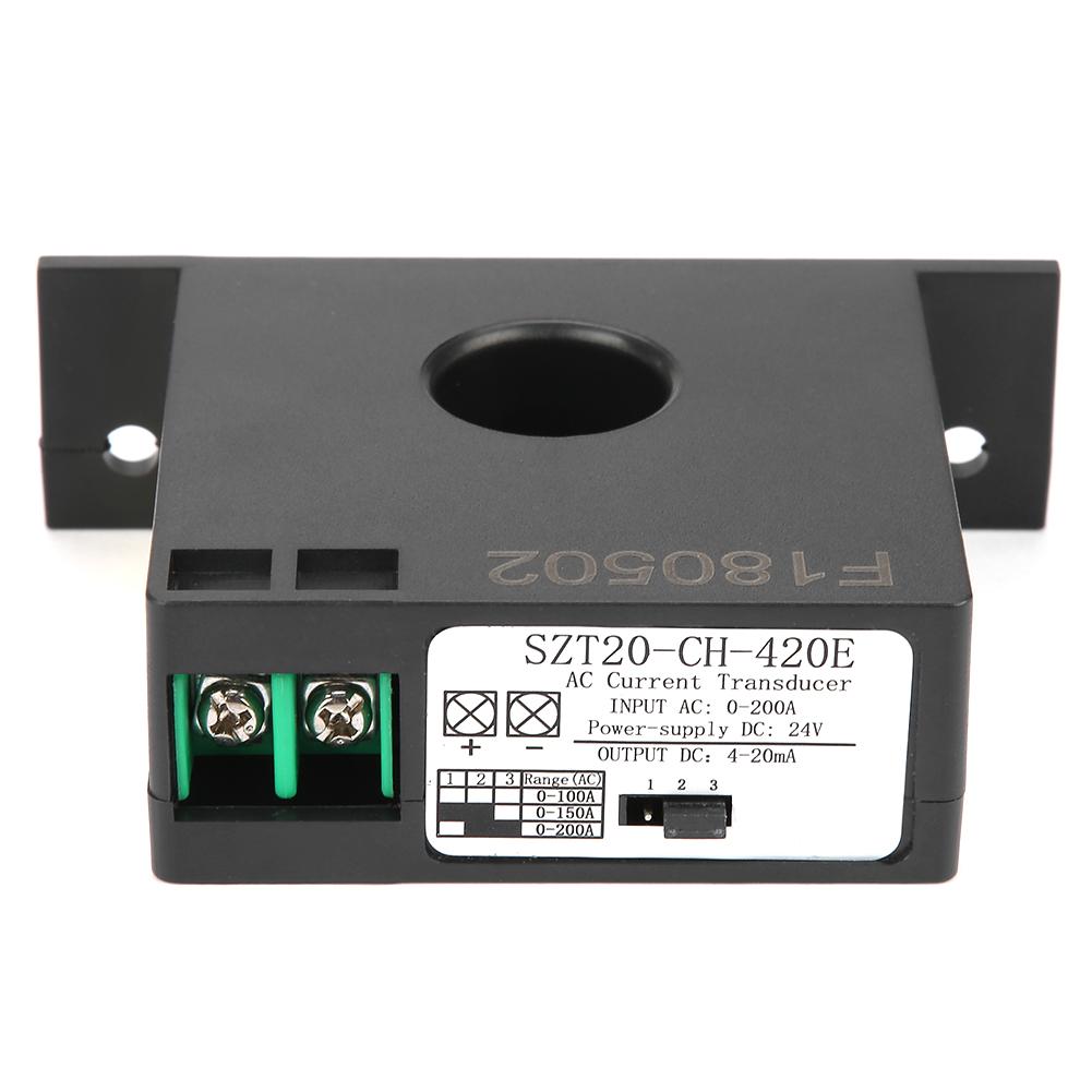 AC Current Sensor SZT20-CH-420E Current Transducer Transmitter Transformer Sensor AC Current Converter 0-200A