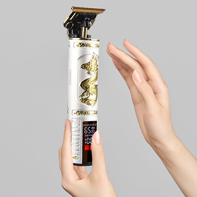 Nueva Afeitadora eléctrica para hombres, maquinilla de afeitar para hombres, cortacésped, recortador de barba, máquina de afeitar de peluquero, cortadora de pelo T9, triangulación de envíos