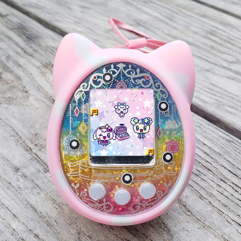 1 pz custodia protettiva in Silicone per macchina da gioco per animali domestici Tamagotchi, custodia da viaggio per 4U + PS m!x iD L e incontra