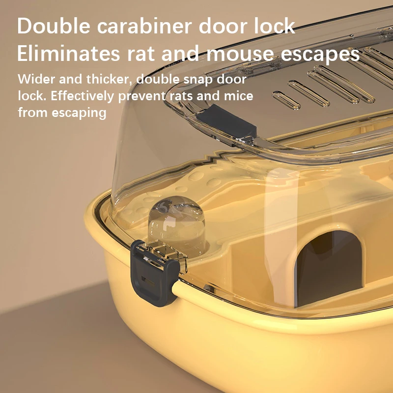 Deluxe Hamster Cage Large Space Acrylic Villa Indoor Full Set Special Cages Ventilation Breathable Not Stuffy Pet Products