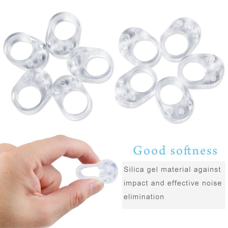Handle Buffer 10Pcs Door Handle Buffer Transparent PVC Door Hand... – Vicedeal