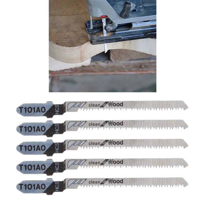 5 stk  t101ao hcs t-skaft stiksavklinger kurveskærende værktøjssæt til træplast