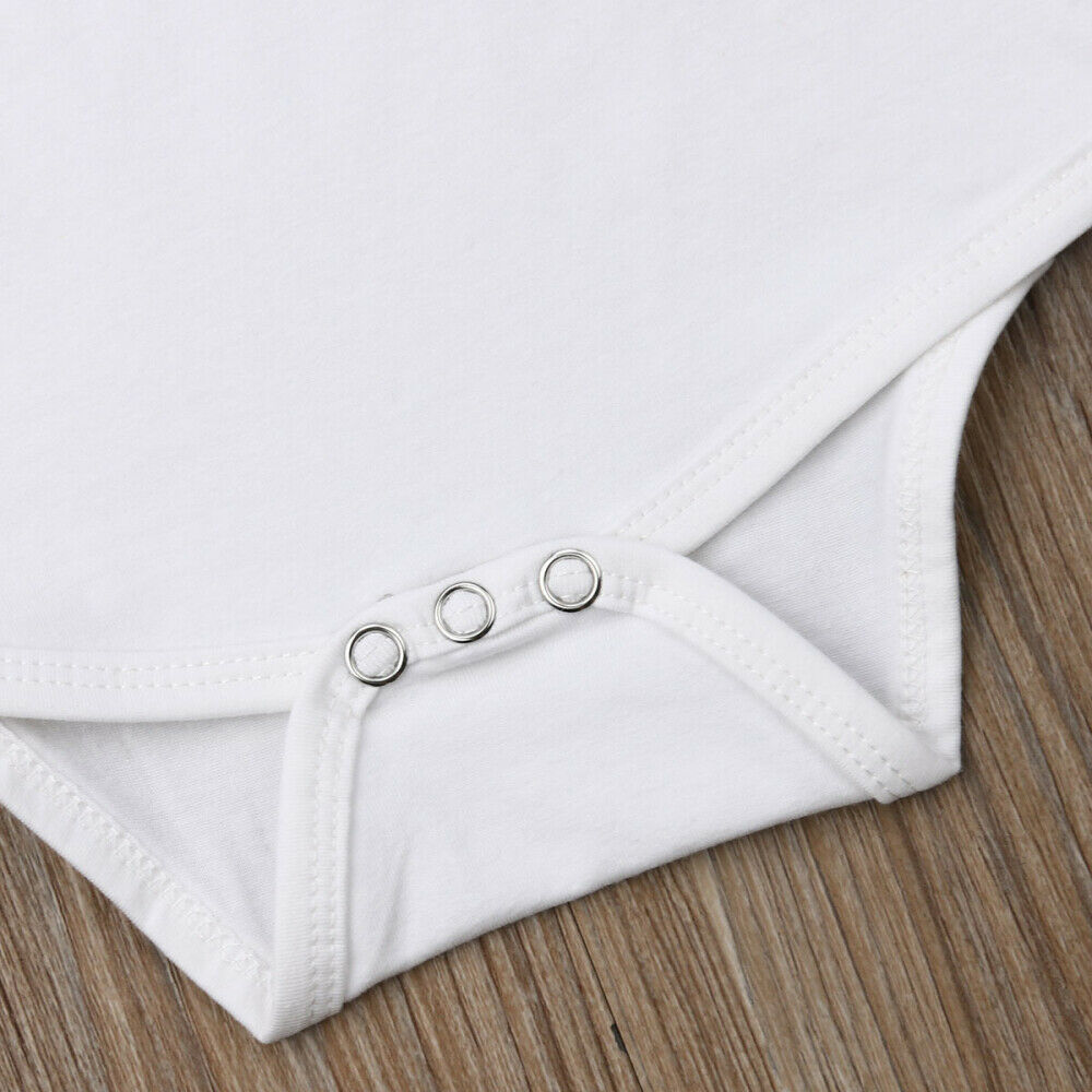 Baby Baby Meisje Jongen Letters Bodysuit Jumpsuit Outfits Zomer Kleding