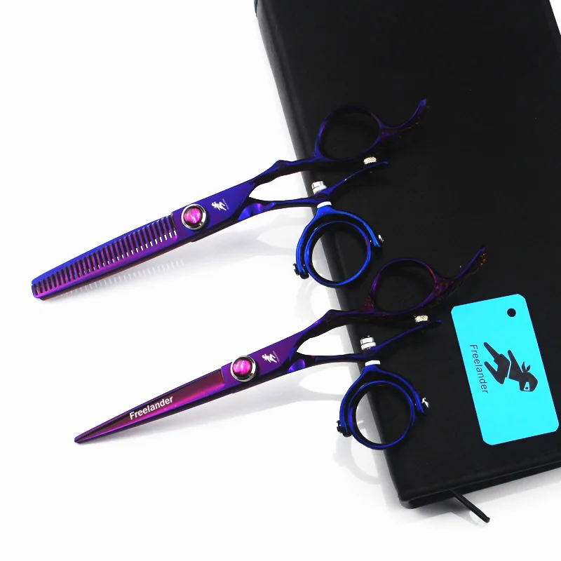 6.0 " drehbare daumenschere, friseurschere, 720 grad drehbare daumenschere, drehbare daumenschere, fliegende schere