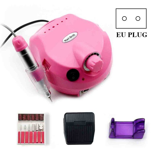 Apparaat voor manicure elektrische nagelboor draagbare manicureset snijders multifunctionele boor voor nagelkunst apparaat: Groente