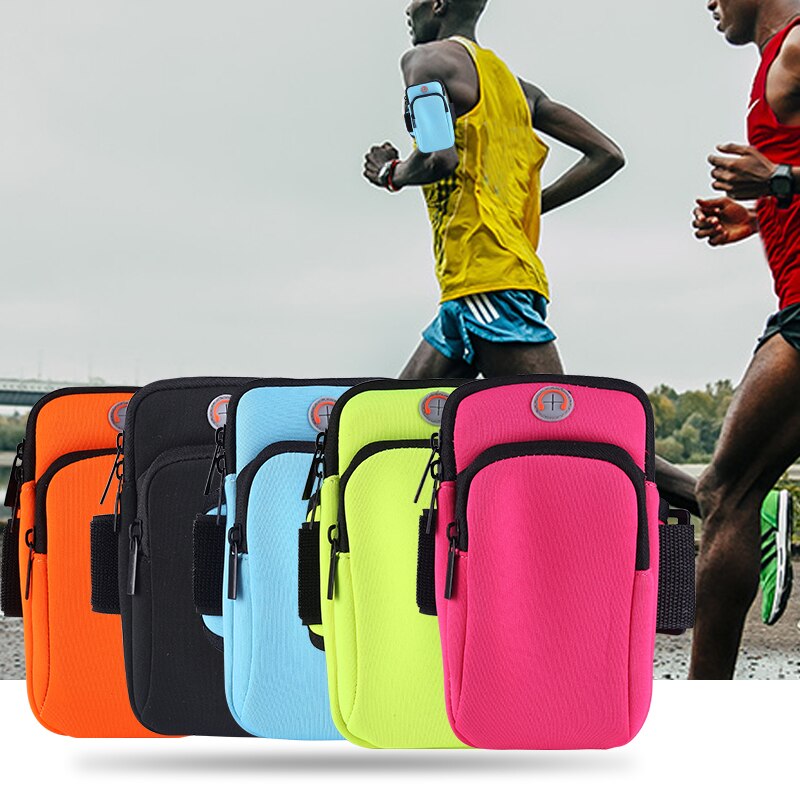 Aitonoble Outdorr Exercise Bag Sports Phone Holder Armband Case Running Armbag Waterproof Bag