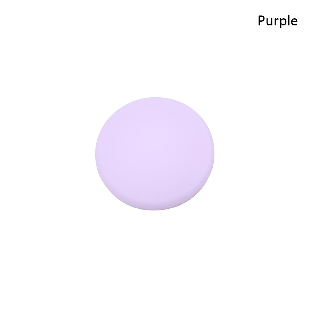 Bloc de protection mural pour poignée de porte, 1 pièce de 4cm, Anti-choc auto-adhésif en caoutchouc de Silicone rond pour porte Anti-collision, autocollant antidérapant: purple
