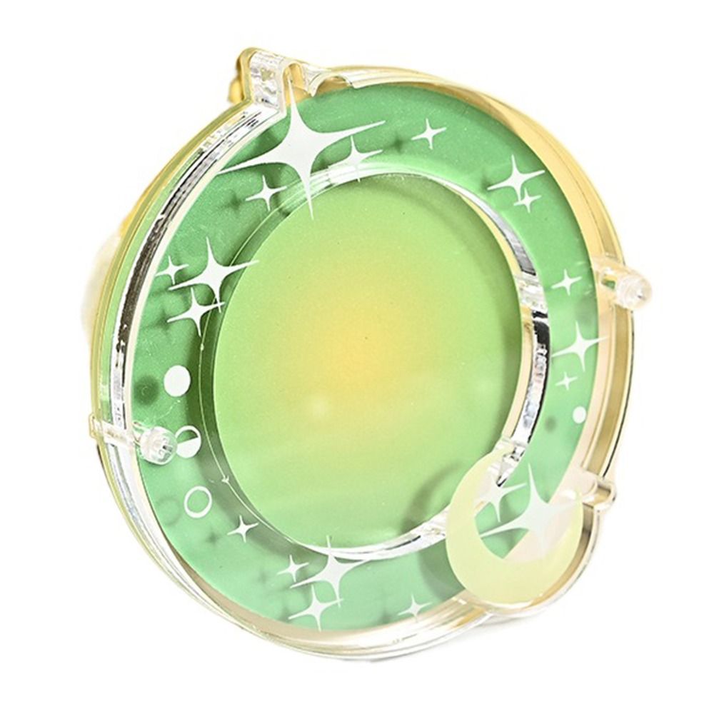 Japanese-Style Anime Badge Storage Box Mini Cartoon Badge Display Cases Acrylic Badge Protector Cover Anime Collector's: WHITE