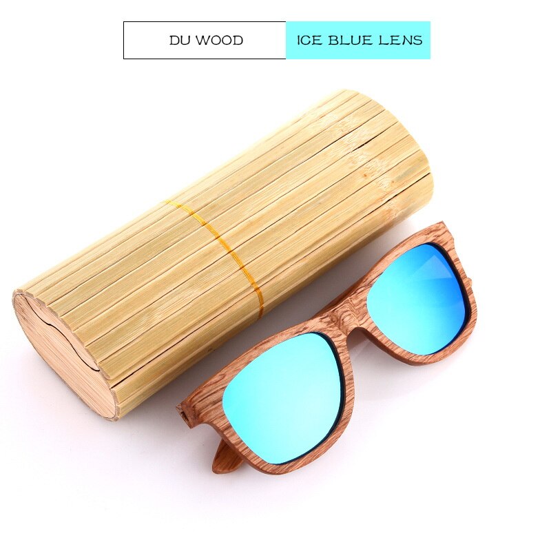 EZREAL Real Top Bamboe Hout Houten Zonnebril Gepolariseerde Handgemaakte Hout Mens Sunglass Zonnebril Mannen Gafas Oculos De Sol Madera: 9