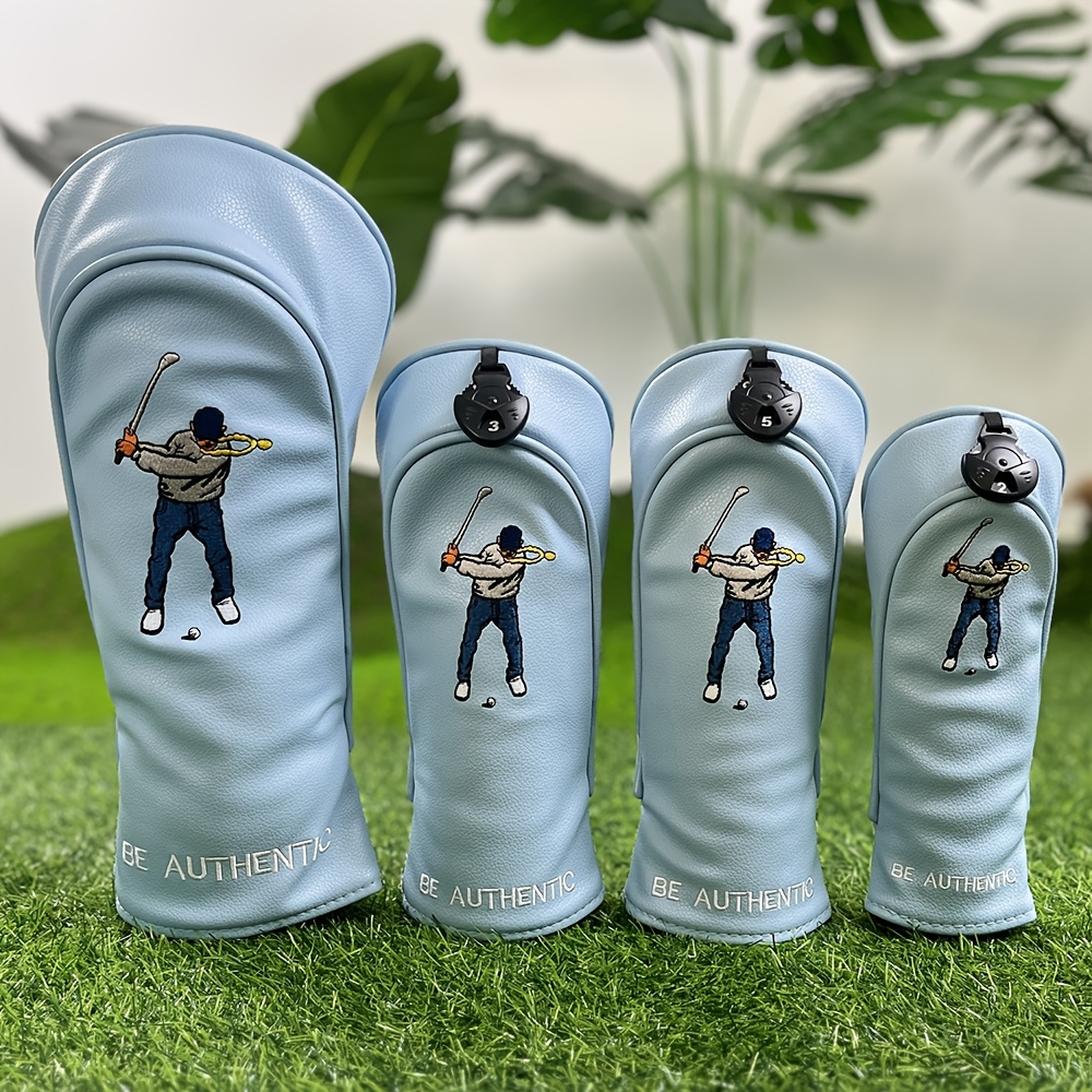 Golfklubbskydd, skyddsskydd, fairwayskydd, trähybridskydd, pusherskydd, begränsad upplaga