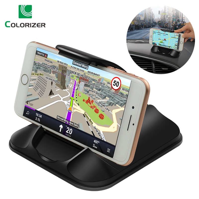 Telefoon Auto Houder Voor Dashboard Sterke Kleverige 3 M Car Mount Bracket Voor 3-7 Inch iPhone Samsung GPS antislip Herbruikbare Gel Pads Mat