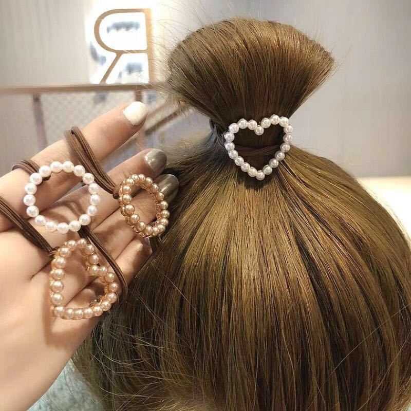 Gouden Parel Kristal Haarband Vrouwen Haar Stick Hart Haarspeld Haar Styling Accessoires