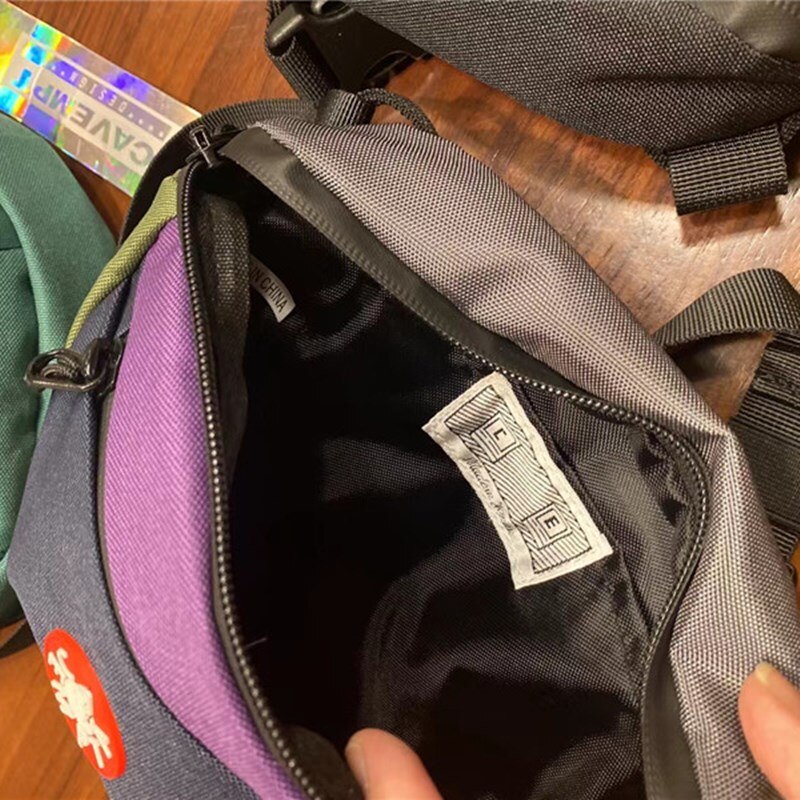 Patchwork Cavempt Tas Mannen Vrouwen Crossbody Ce Schoudertas Cav Empt Canvas Tas 1:1 Tag Label
