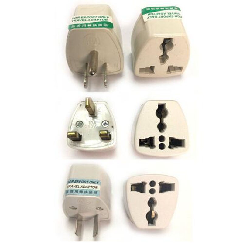 Lot 10pcs Universal Smart Plug to EU AU UK US AC Power Plug Adapter Adaptor Converter Outlet Home Travel Wall AC Power Charger