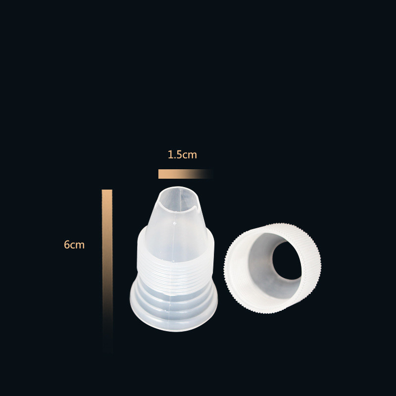 Koppeling Adapter Icing Tubing Nozzle Bag Cake Bloem Gebak Decor Cake Gereedschap: Middle Size
