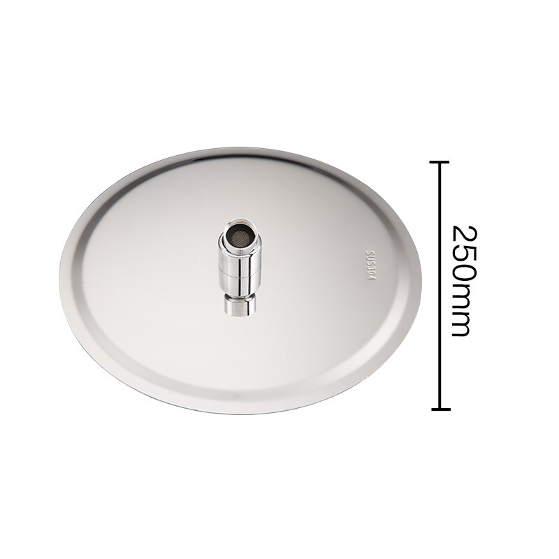 GAPPO okrągły i kwadratowy prysznic ze stali nierdzewnej prysznic deszczowy chrom wysokociśnieniowy ultra-cienki prysznic kran Ducha: Y043-3