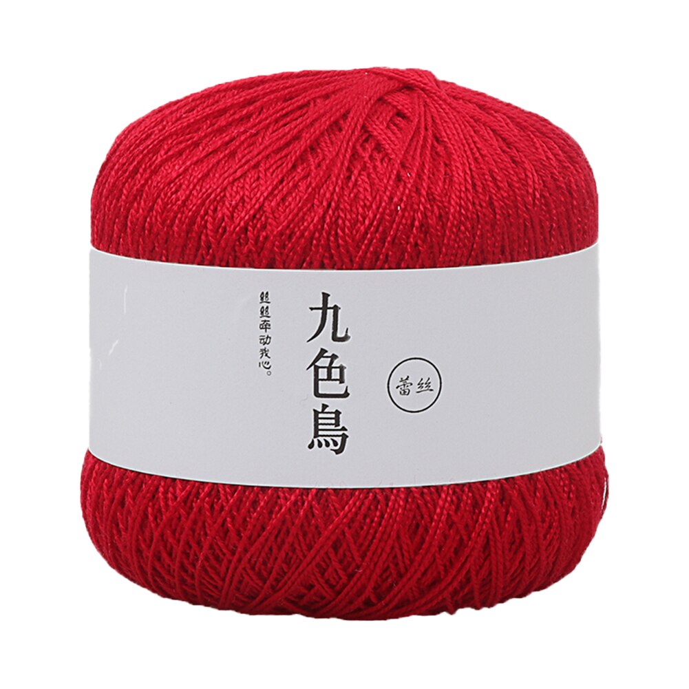 1 rouleau deux brins doux coton corde bricolage tricot tissage ficelle fil cordon pour bricolage à la main vêtements écharpe et chaussettes *