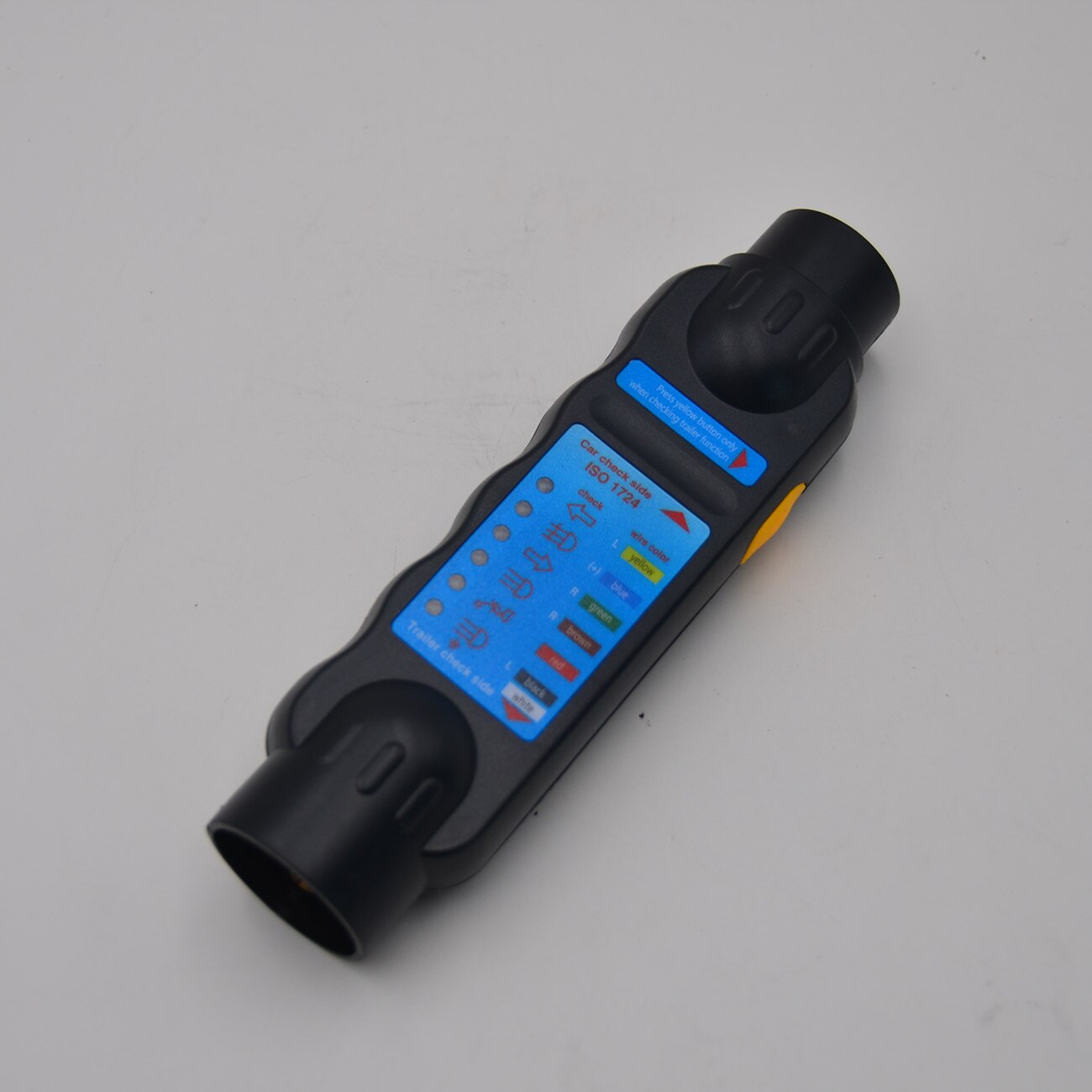 12V 7-Pin Trailer Socket Truck Trailer Plug Socket Tester Car Wiring Circuit Light Test Tool Electrics Diagnostic Tools
