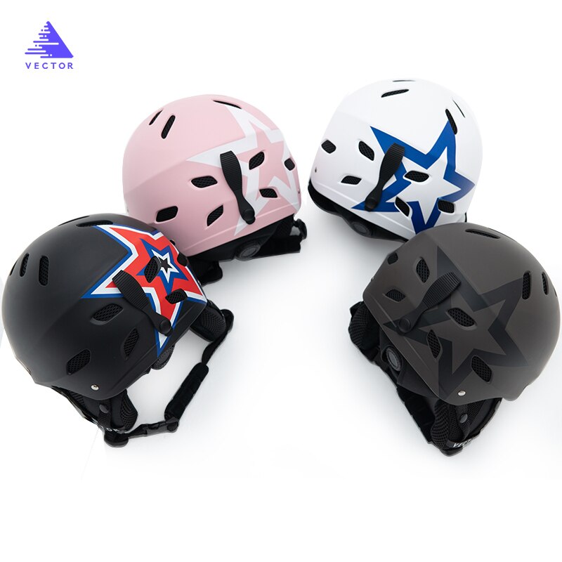 Mannen Vrouwen Ski Helm Skiën Sneeuw Veiligheid Skateboard Snowboard Helm Verstelbare Beschermende Outdoor Schaatsen Sport Helm M L Maat