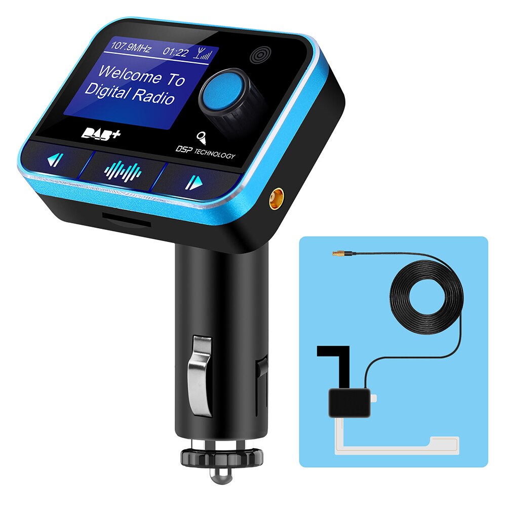 DAB Digital Radio Adapter Stereo FM Transmitter Practical Car Bluetooth Wireless Auto MP3 Player USB Charger Modulator