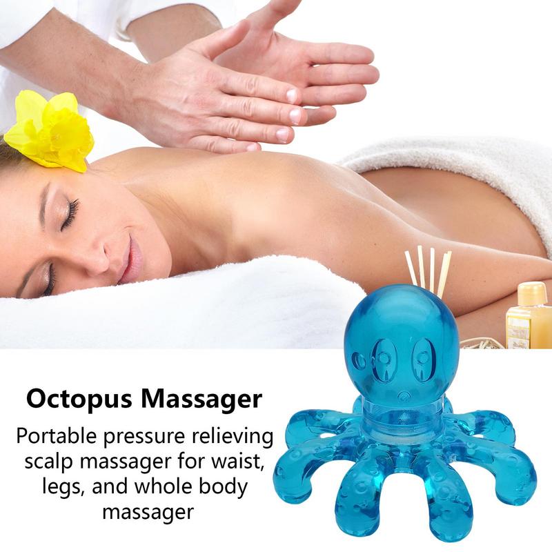 Hoofdmassage Hoofdhuidmassage Octopus Hoofdhuid Stress Relax Spa Healing Legering Gezondheidszorghulpmiddel Lichaam Hoofdmassage Schoonheid Gezondheidshulpmiddel