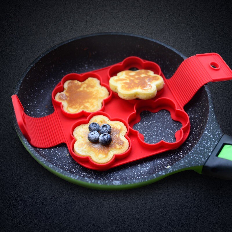 1Pcs Silicone Non Stick Fantastic Egg Pancake Maker Ring Kitchen Baking Omelet Moulds Flip cooker Egg Ring Mold