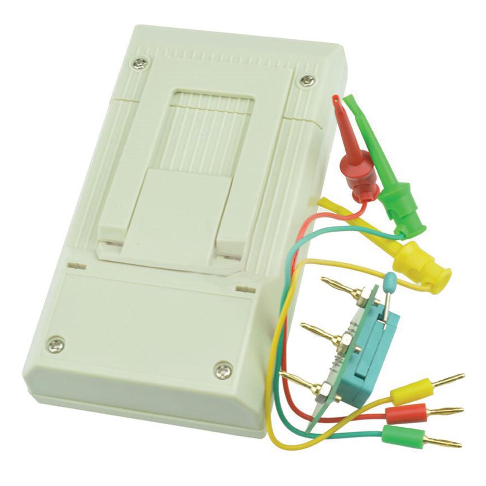 Litake MK-328 TR LCR ESR Tester Transistor Inductance Capacitance Resistance ESR Meter without Battery White