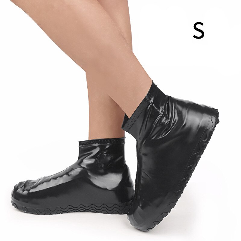 Recyclable Silicone Overshoes Reusable Waterproof Shoe Covers Rainproof Unisex Shoes Covers Rain Boots Protect Shoes Accessories