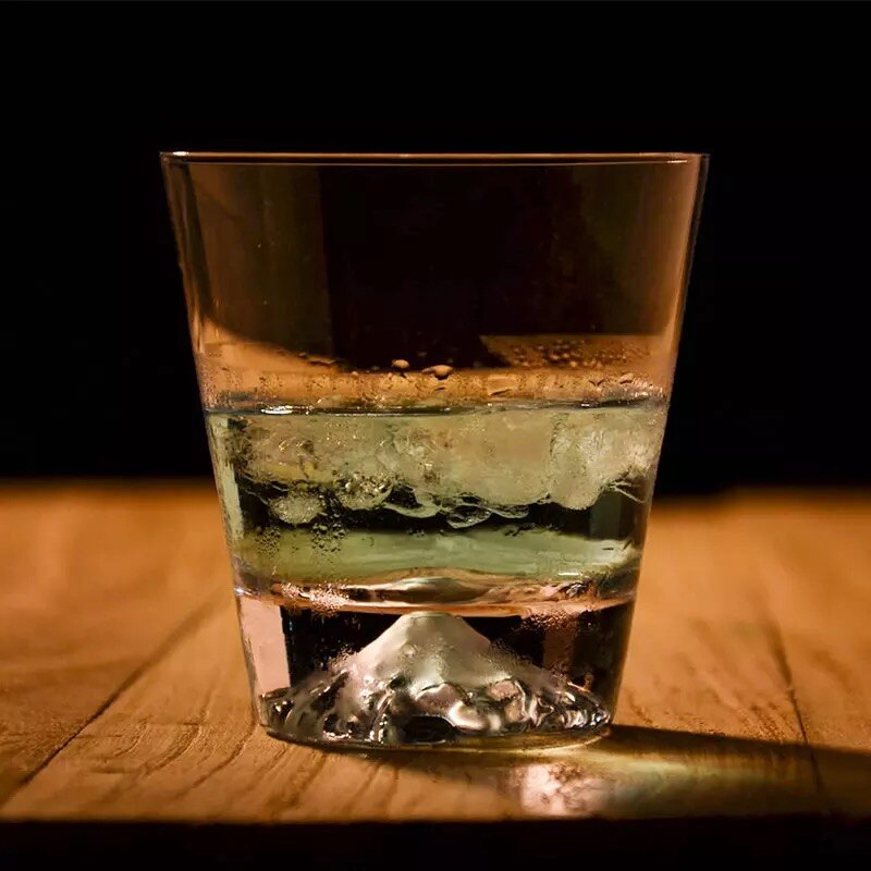 Japonais fuji yama verre tasse tasse à thé étain tasse unique Kung Fu service à thé verre à boire Transparent bière tasse thé whisky tasses en verre
