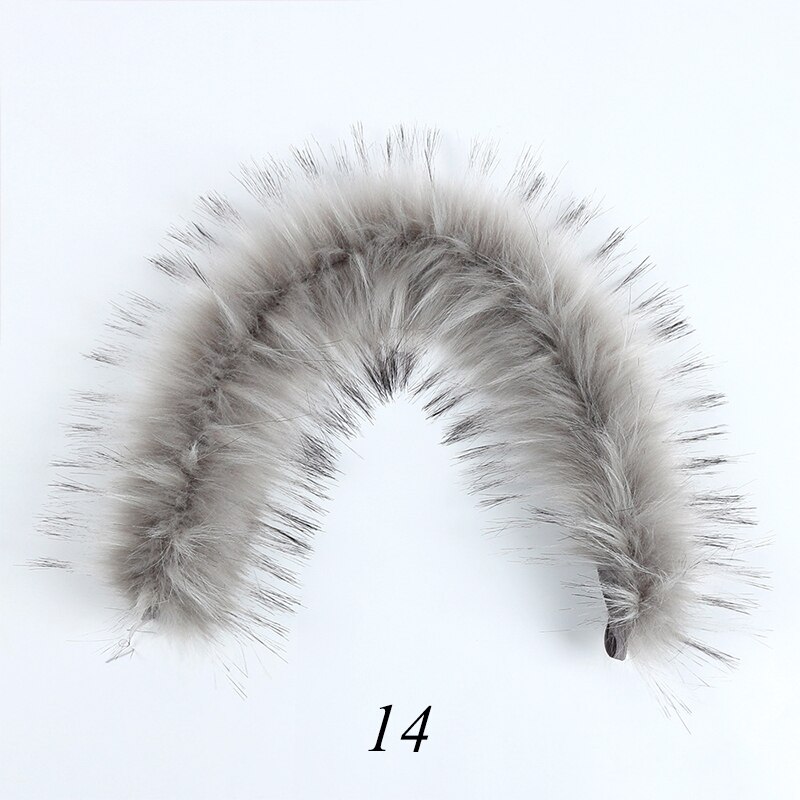 1M Faux Wasbeer Bont Lint Tapes Diy Kleding Naaien Pluizige Bekleding Trimmen Stof Woondecoratie Naaien Kostuum Kraag Hoed ambachten